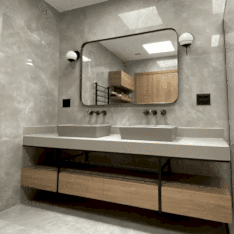 Garmen Banyo Dolabı