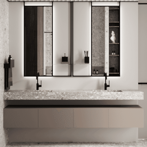 Hybird Banyo Dolabı